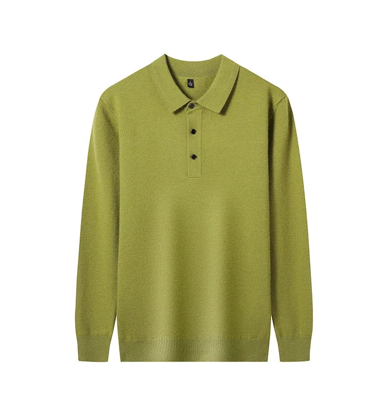7 Colors Business Men's Sweater Knitwear Autumn Winter Casual.