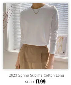 Summer Mercerized Cotton Women Silk T-shirts O Neck Short Sleeve Loose Straight T-shirts Casual Tees For Minimalist 2021