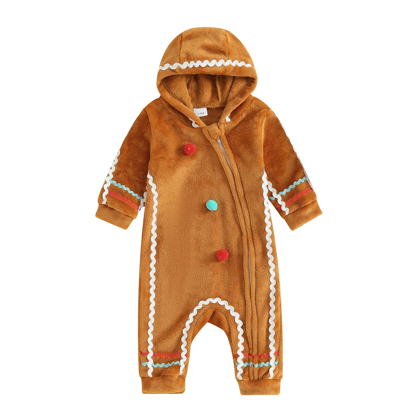 Christmas Newborn Infant Baby Boys Girls Jumpsuit Fuzzy .