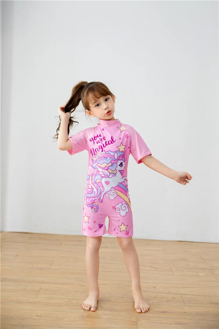 Kids Toddler Boys Swimsuit Long Sleeve  3 4 5 6 7 8 10 Years.