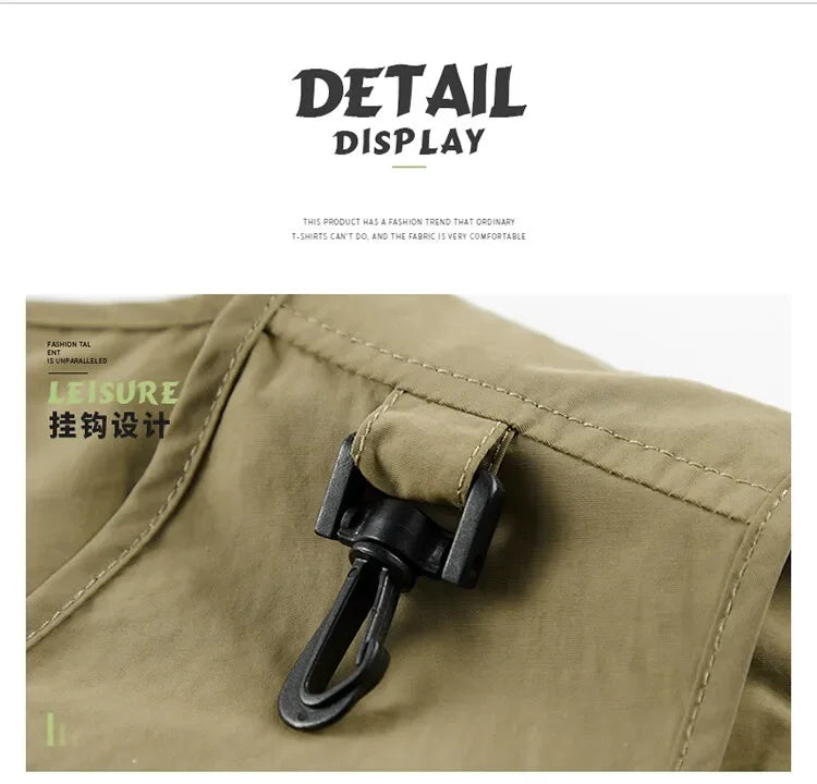 14 Pockets Summer New Men US Tactical Hiking Fishing Vest Mens.