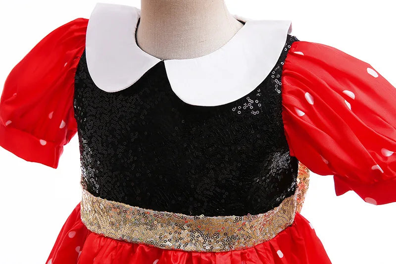 Little Girl Mickey Dress Toddler Kids Minnie Cosplay .