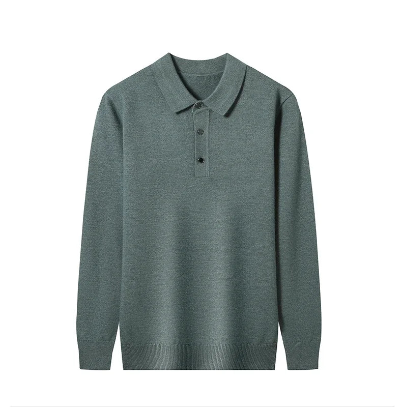 7 Colors Business Men's Sweater Knitwear Autumn Winter Casual.