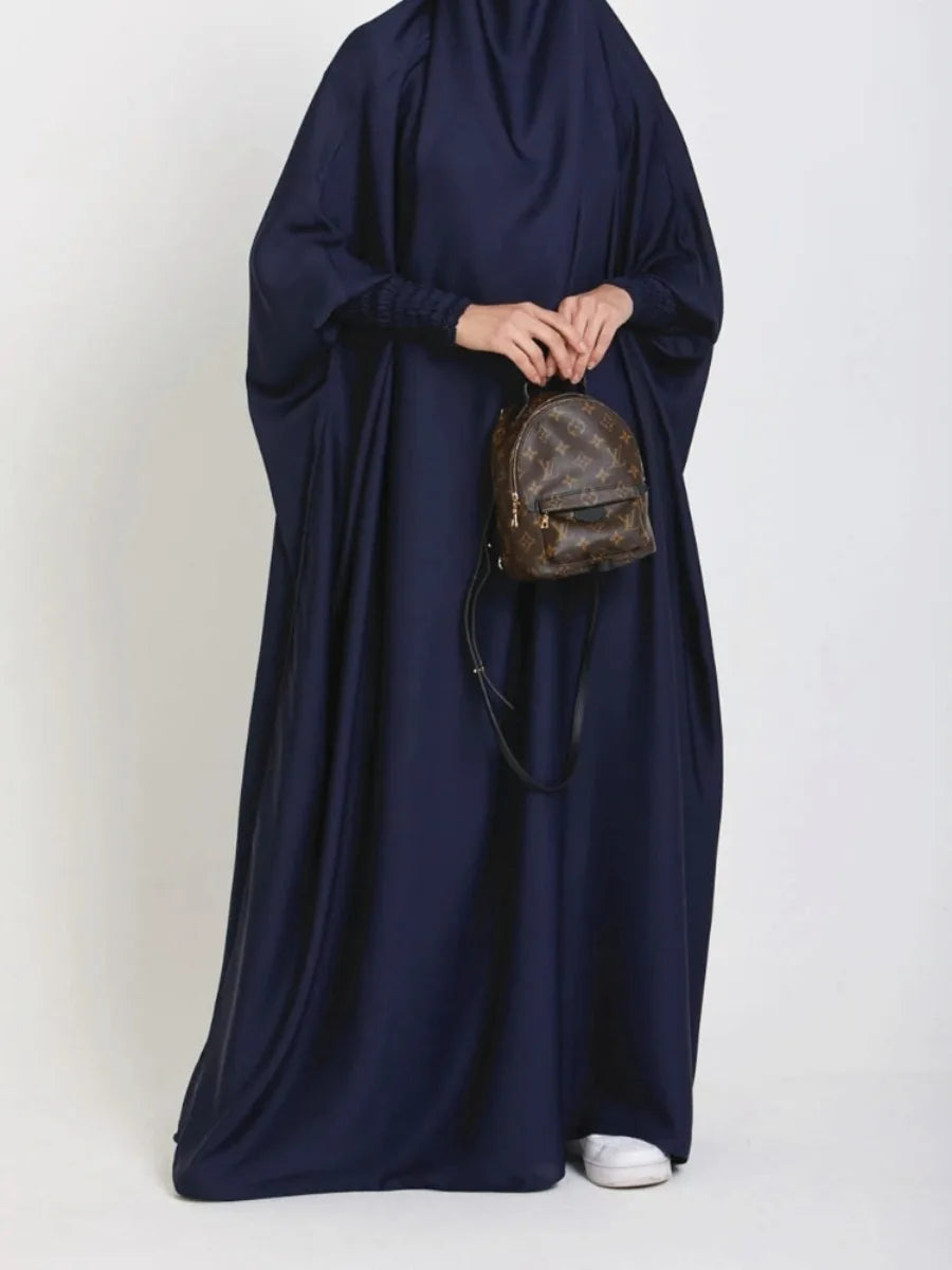 One Piece Jilbab Dress for Women Muslim Hooded Dress .