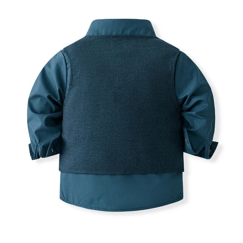 4Piece Spring Kids Clothes Boys Korean Outfit Set .