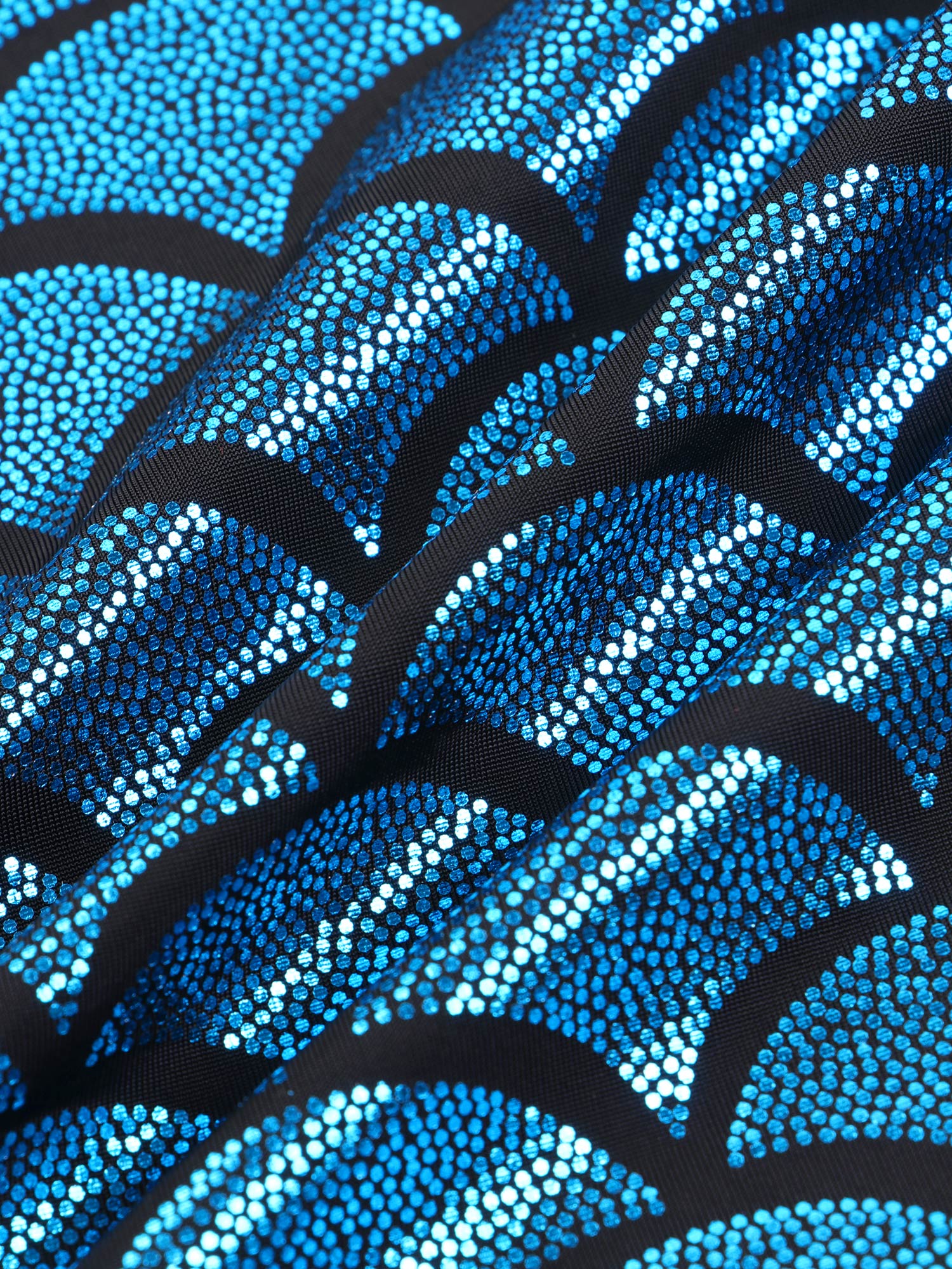 Women Shiny Metallic Crop Top Y2K Mermaid Fish Scale Print Cropped Tank Top Vest Festival Rave Pole Dance Costume Party Clubwear