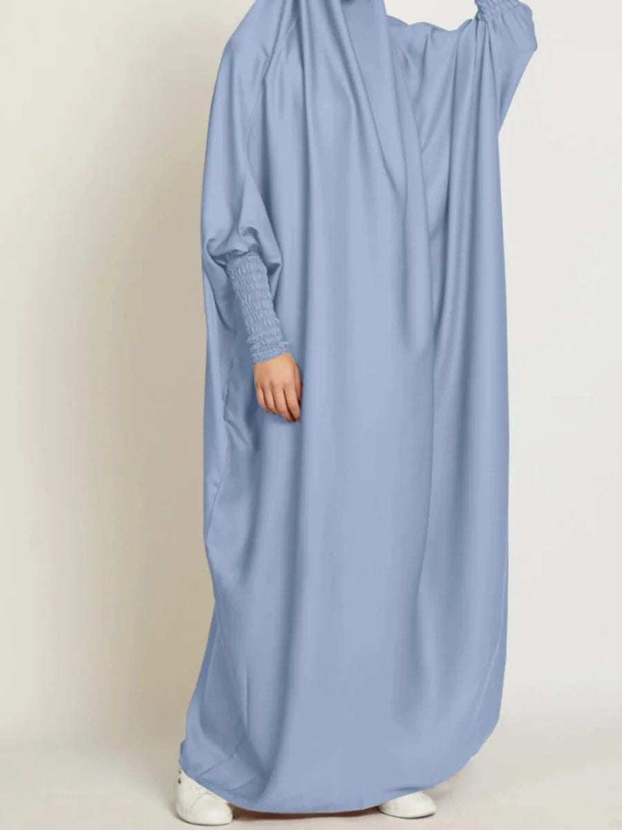 One Piece Jilbab Dress for Women Muslim Hooded Dress .