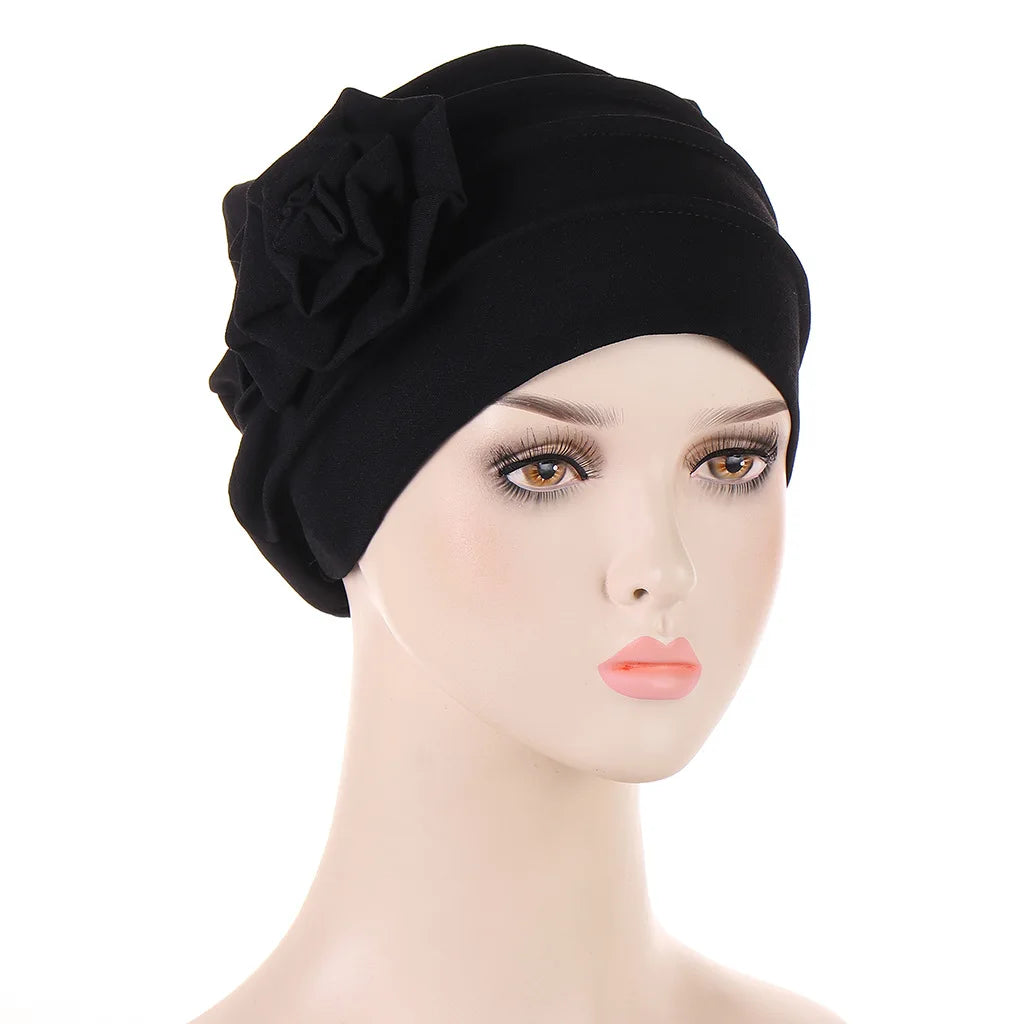 Trendy Crinkle Women's Hijab Solid Color Muslim Ladies .