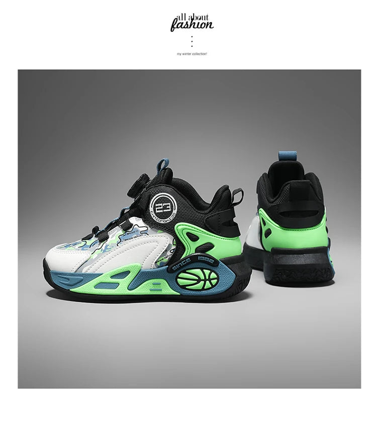 Kids Basketball Shoes Boys Girls Fashion Sneakers .