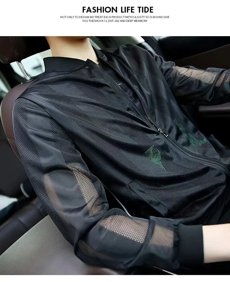 Spring Summer New Thin Style Sunscreen Clothing Man.