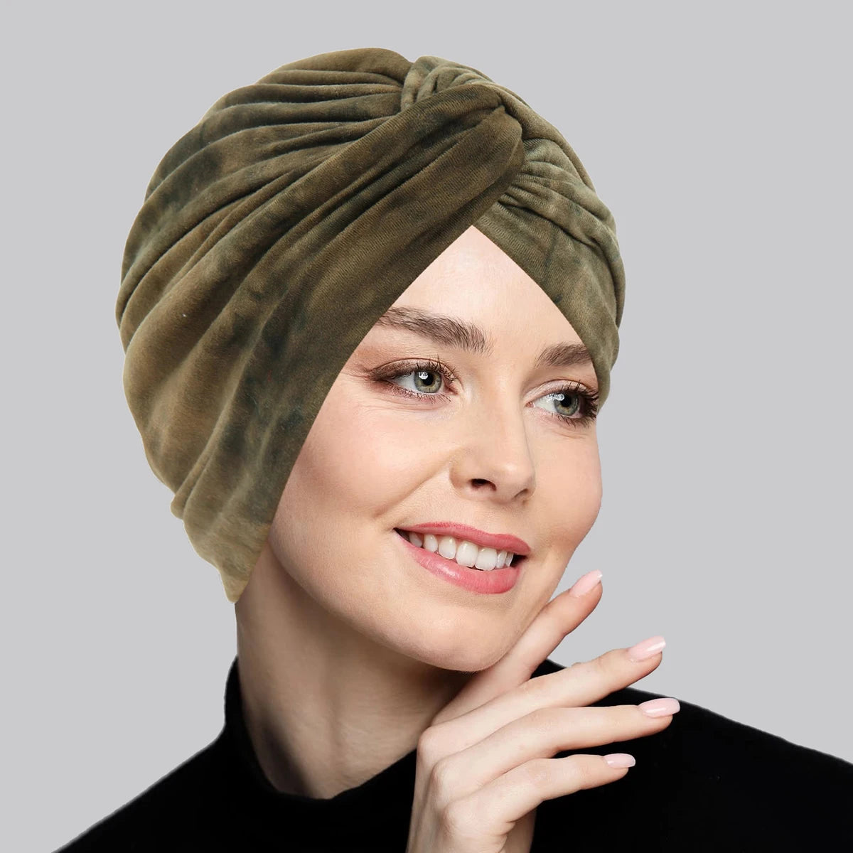 Headwear Beanie Hat Hijab Cap Twist Knot Turban For Women Girl .