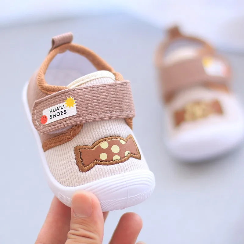 Infant Kids Baby Cartoon Anti Kicking Functional Shoe.