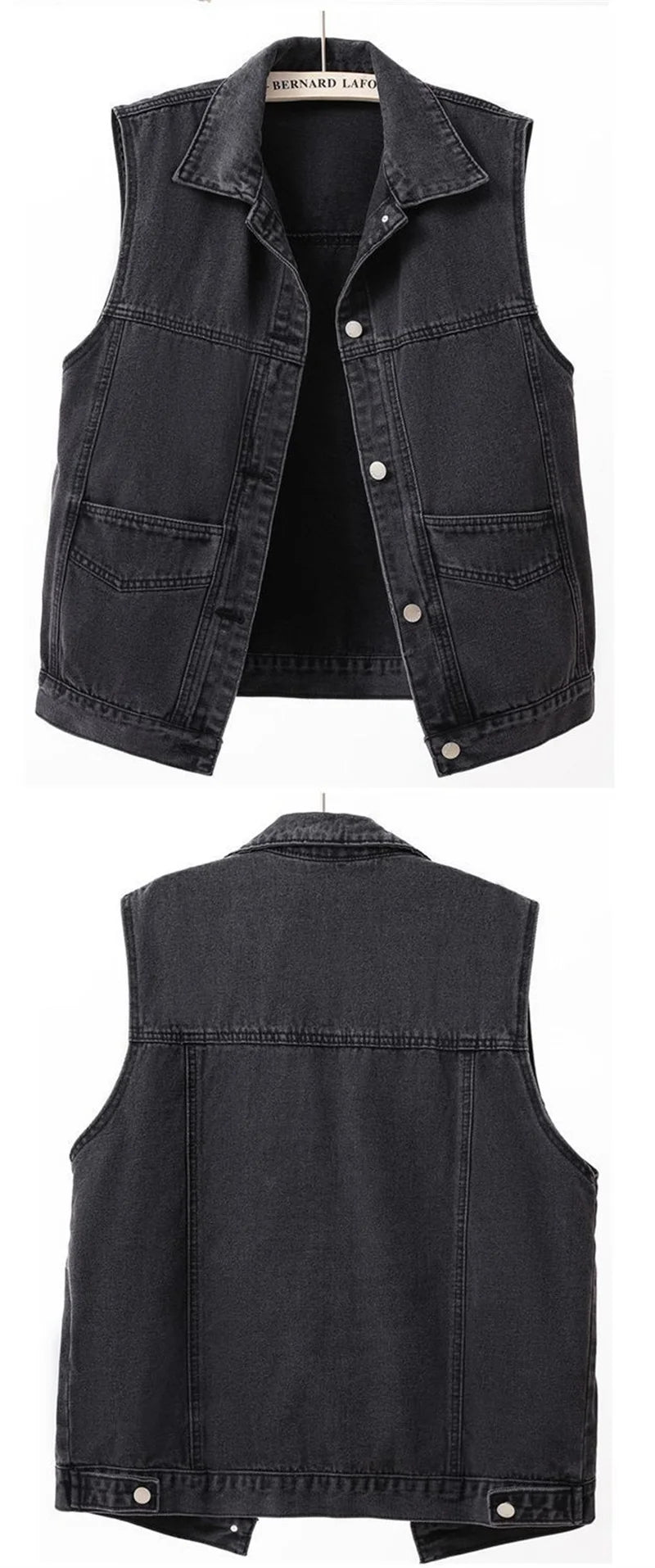 Fashion Women Cowboy Waistcoat Outwear Lady.