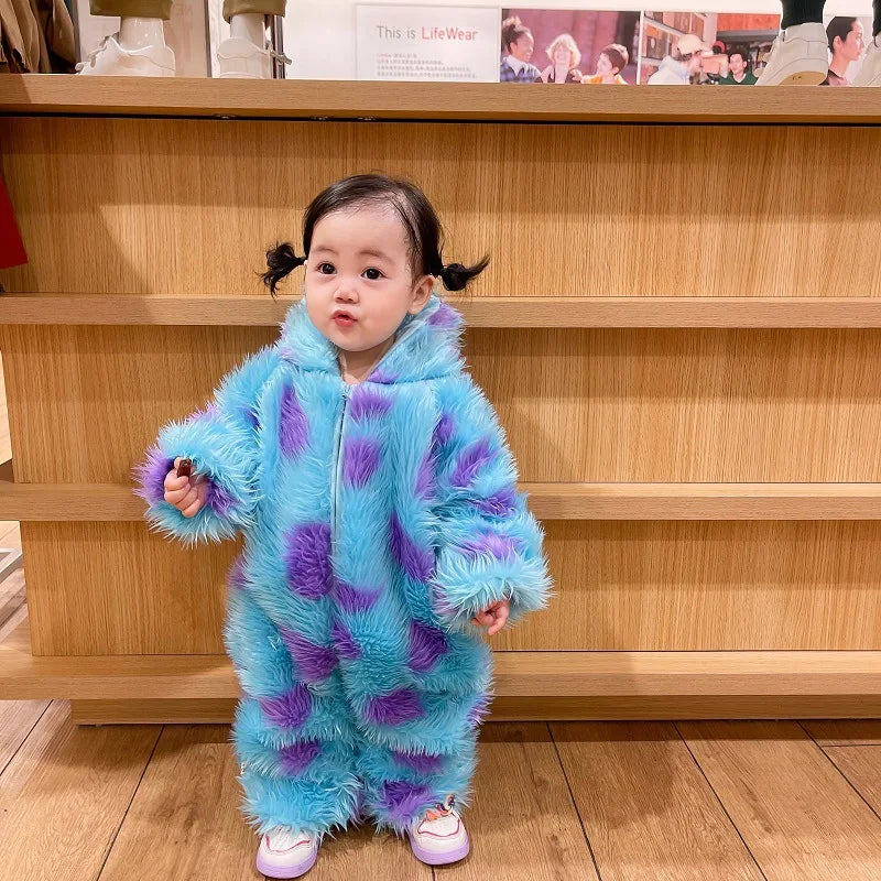Cute Sully Monster Costume For Kids.