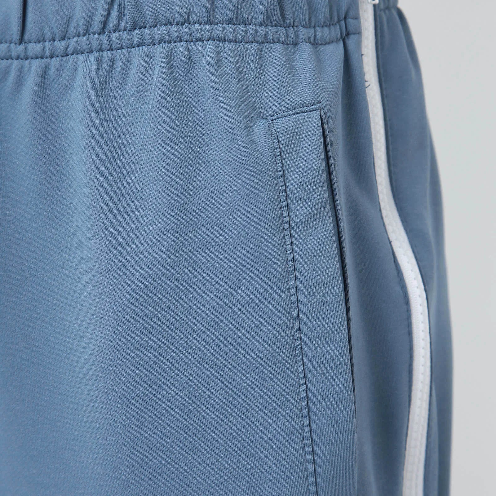 Men Athletic Pants, Elastic Waist Zip-up Trousers Casual Pants.