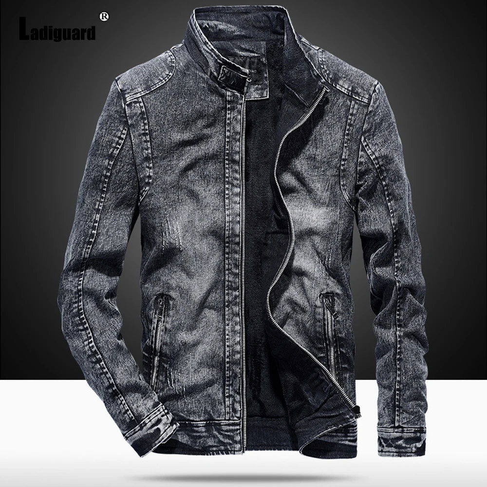 Garmenting Men Demin Jackets Trendy Winter.