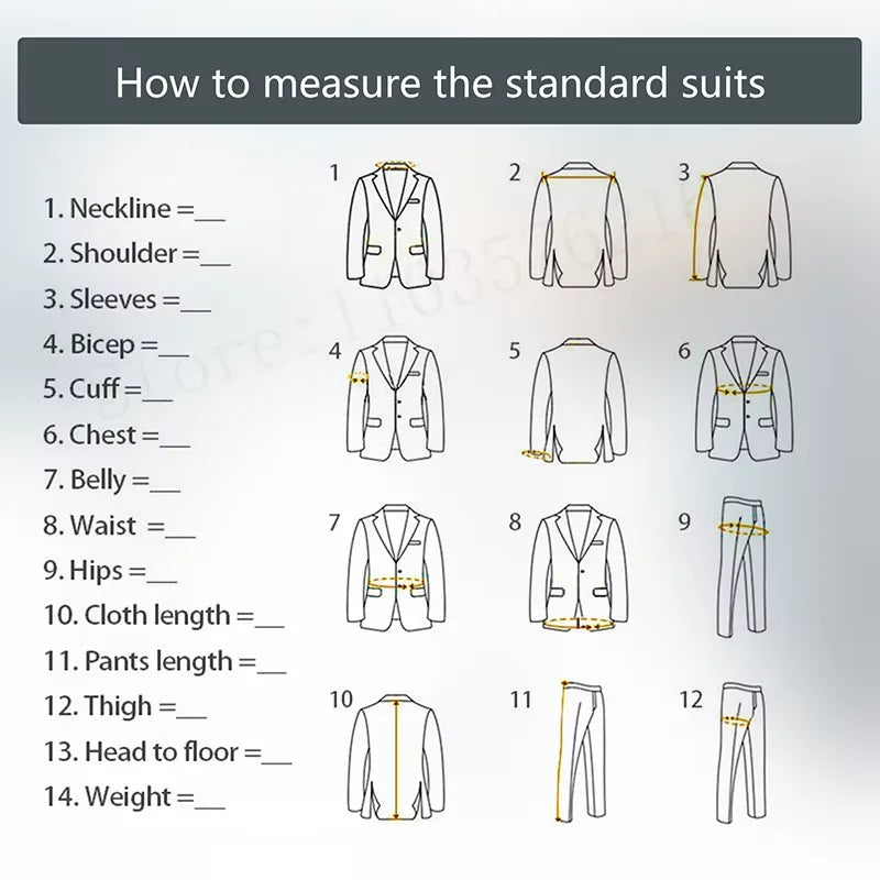 B02 Luxury 2 Pieces Set Men's Suits  Beaded Crystals.