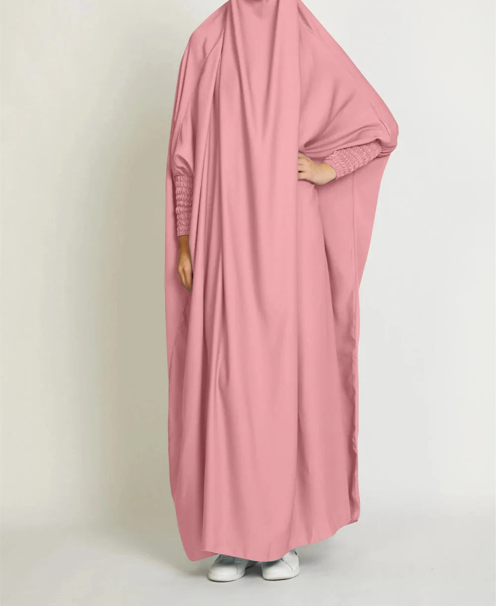 One Piece Jilbab Dress for Women Muslim Hooded Dress .