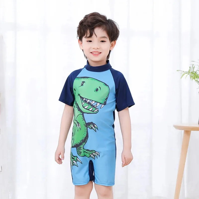 Kids Toddler Boys Swimsuit Long Sleeve  3 4 5 6 7 8 10 Years.