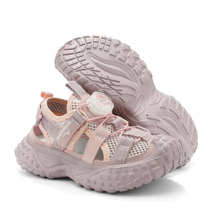 New Kids Sneakers Summer Hollow Refreshing Child Casual Shoes.