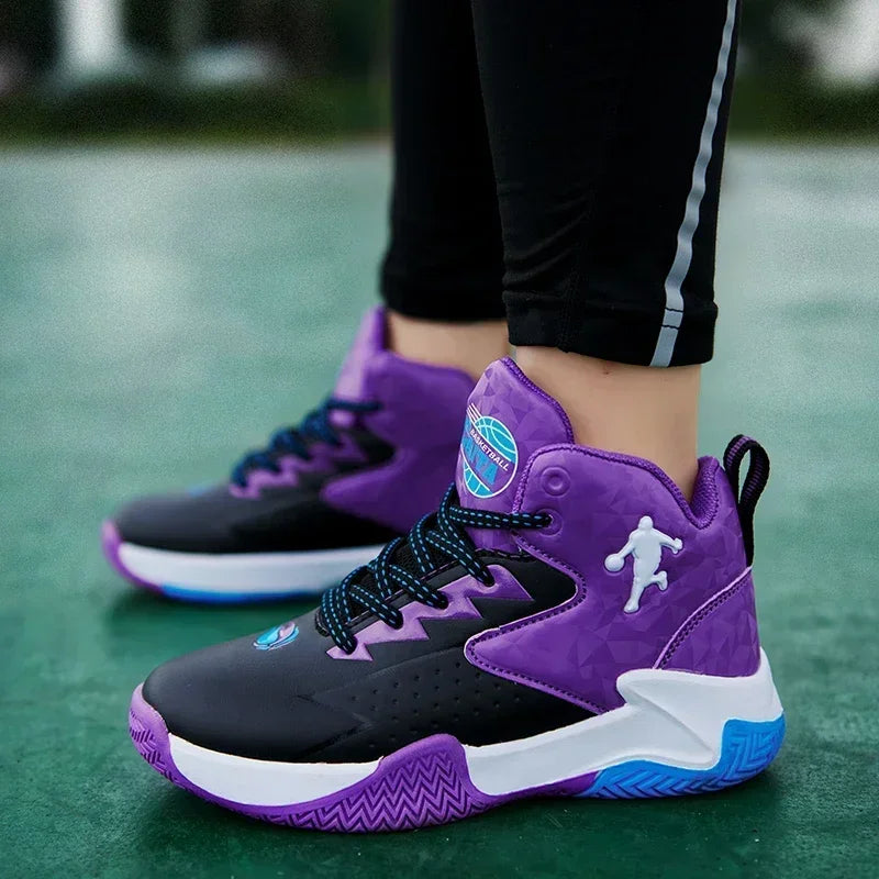 Children Basketball Shoes for Boys Girls Kids.