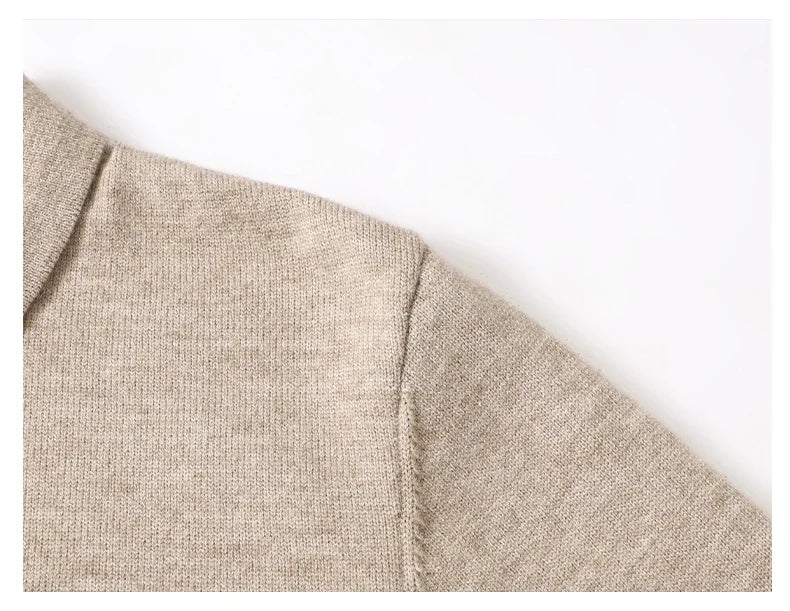 7 Colors Business Men's Sweater Knitwear Autumn Winter Casual.