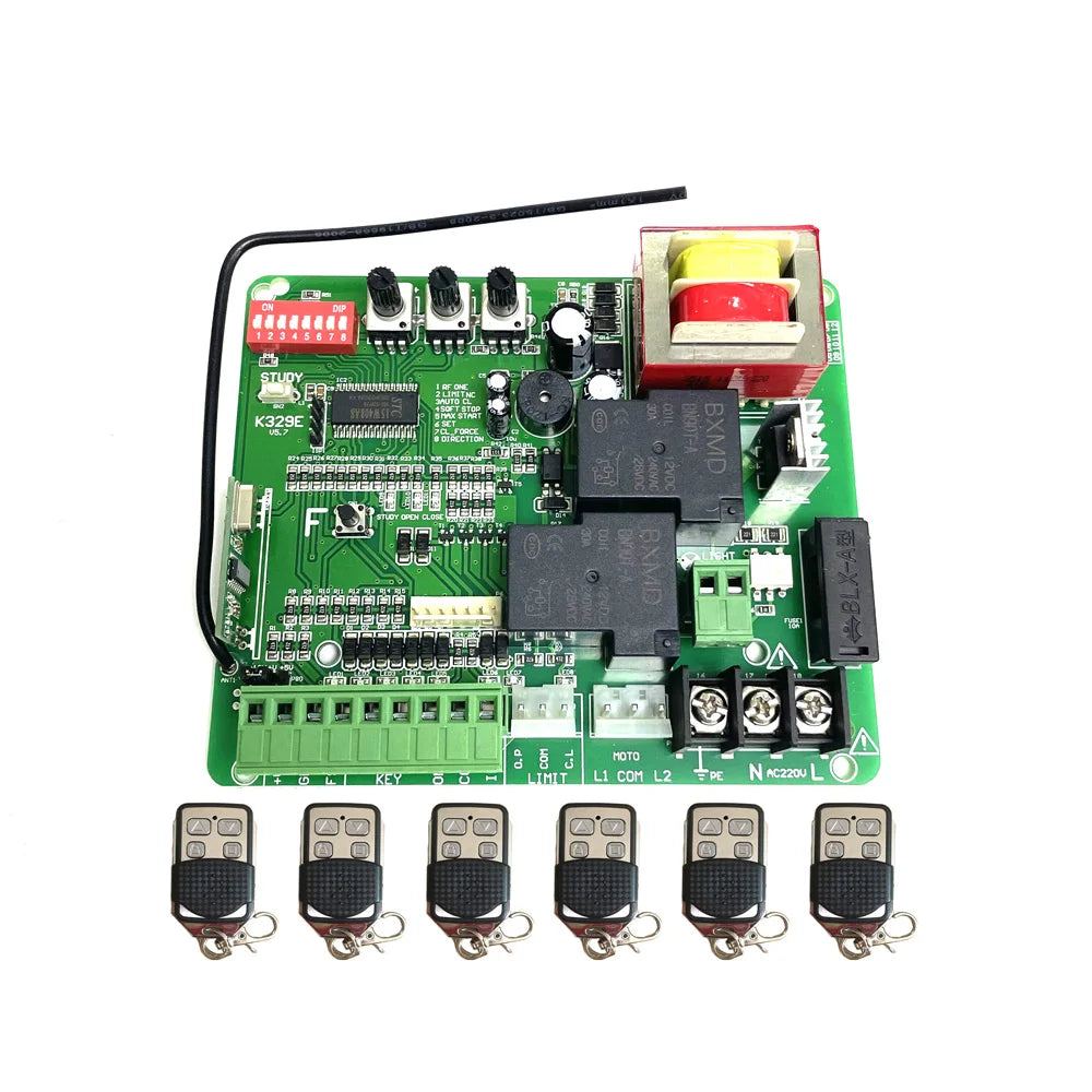 K329E soft start for only magnetic limit switch NO sliding gate.