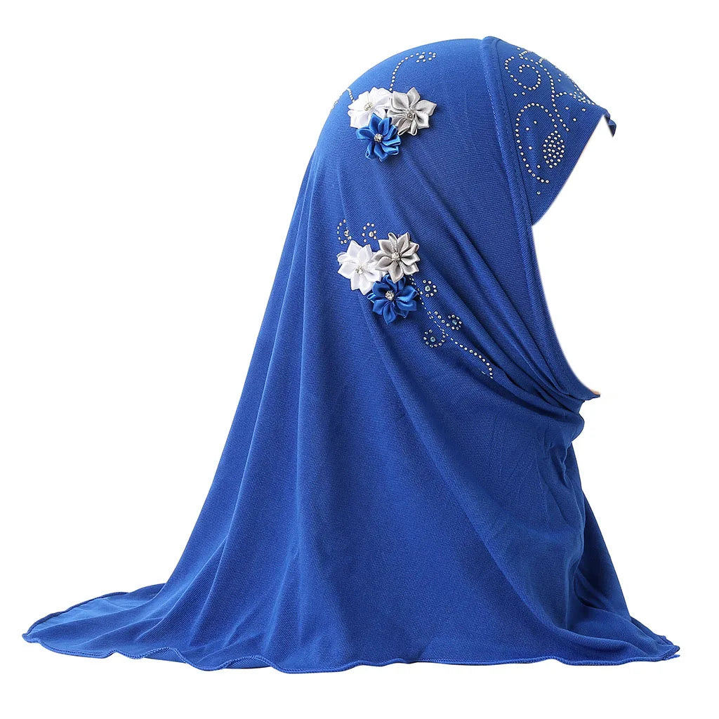 BOHOWAII Kids Girls Muslim Instant Hijab Ready To Wear.