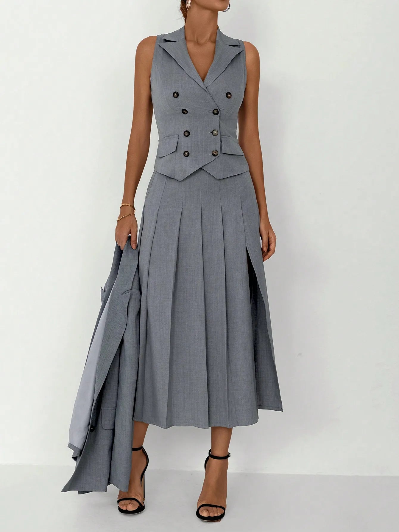 3pcs Women Elegant Work Casual Business Suit Set.