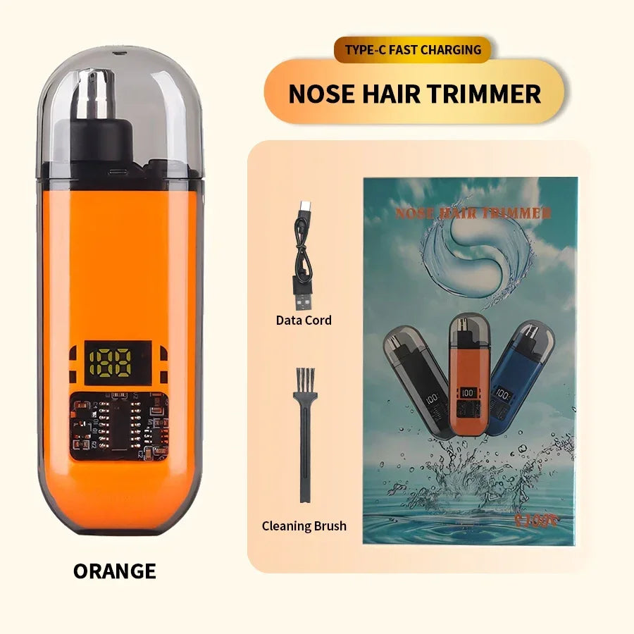 2 In 1 Electric Portable Ear And Nose Hair Trimmer Clipper .