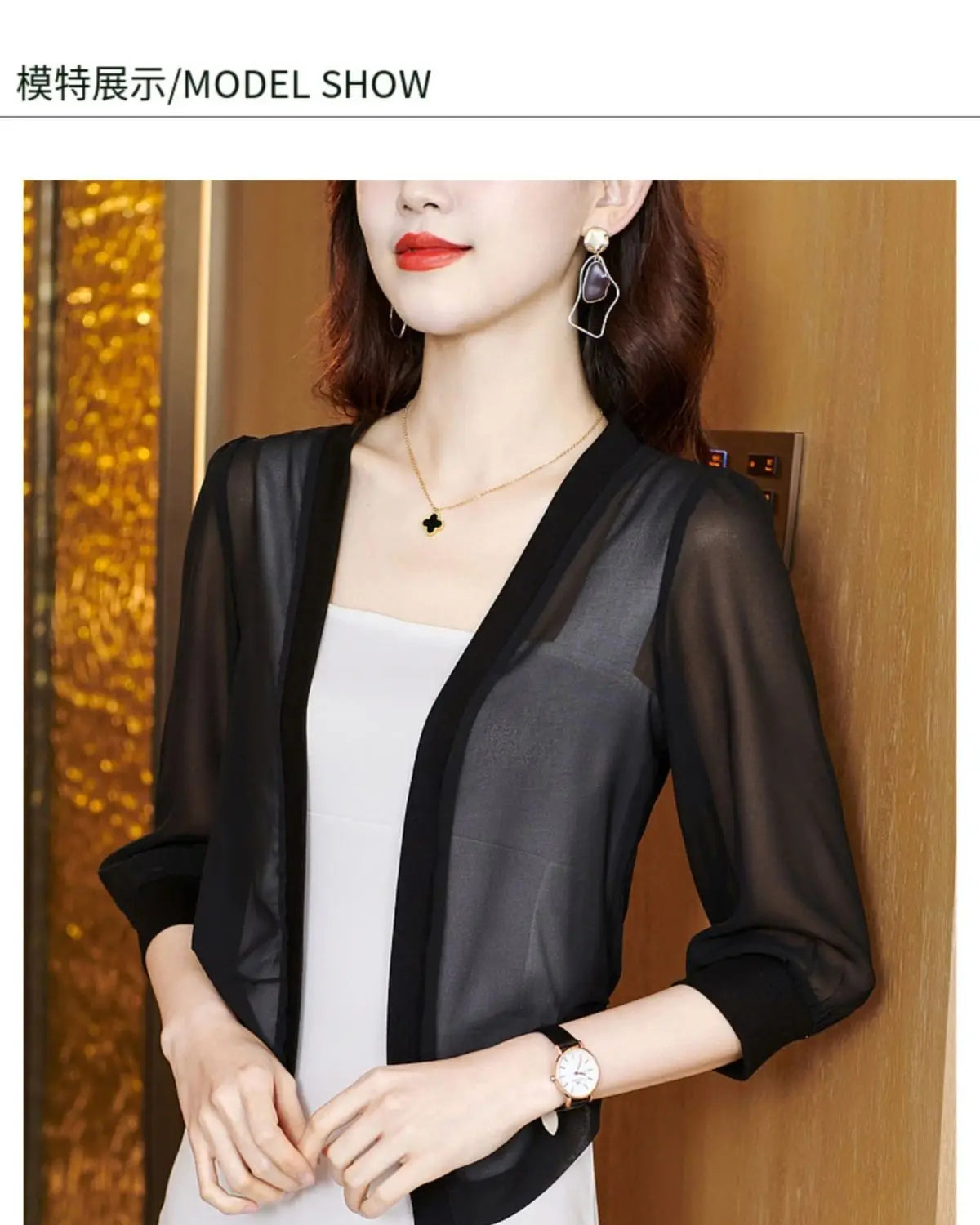 Spring Summer Women Cardigan Sunscreen Chiffon .