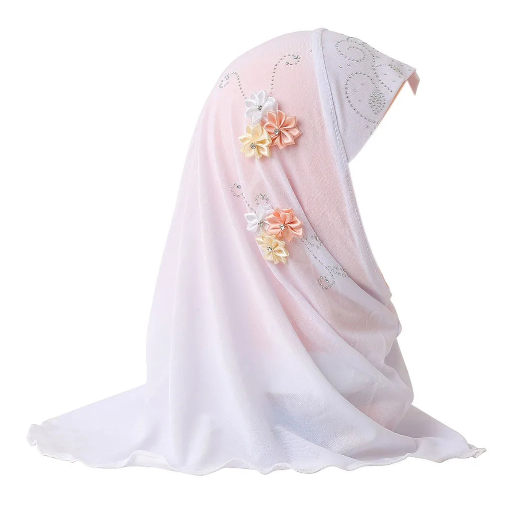 BOHOWAII Kids Girls Muslim Instant Hijab Ready To Wear.