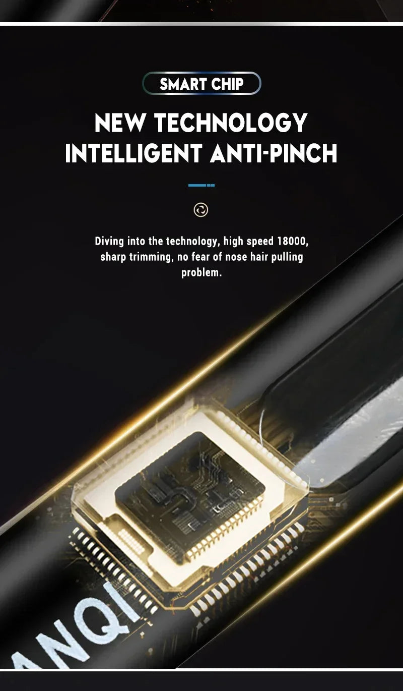 2 In 1 Electric Portable Ear And Nose Hair Trimmer Clipper .