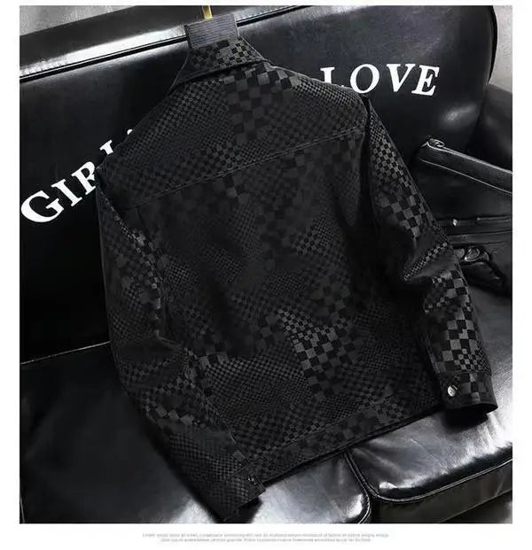 Men's Jacket Autumn Winter Slim Plus Fashion trend .