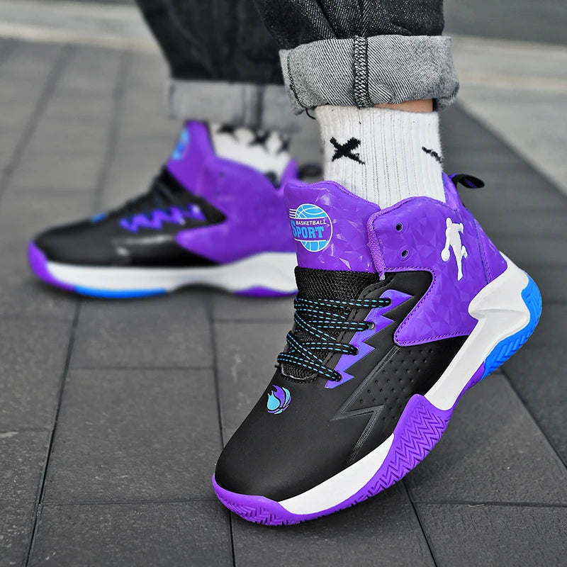 Children Basketball Shoes For Boys Girls Trainers High .