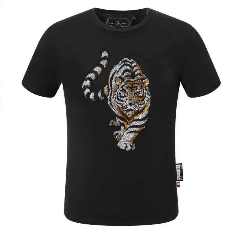 2024 Rhinestones outfit Men  style Fashion Casual Streetwear tracksuit  New men  brand designer