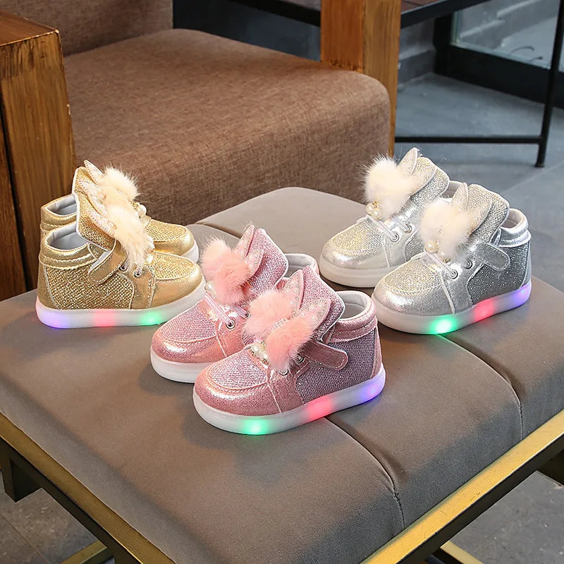 Kids Sneakers With lamp Children Baby Girls Boys .