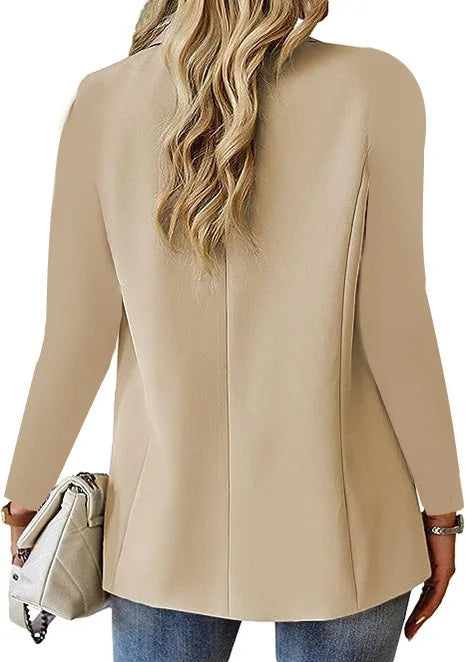 Women OL Blazer Spring Autumn Female One Button Long Sleeve.