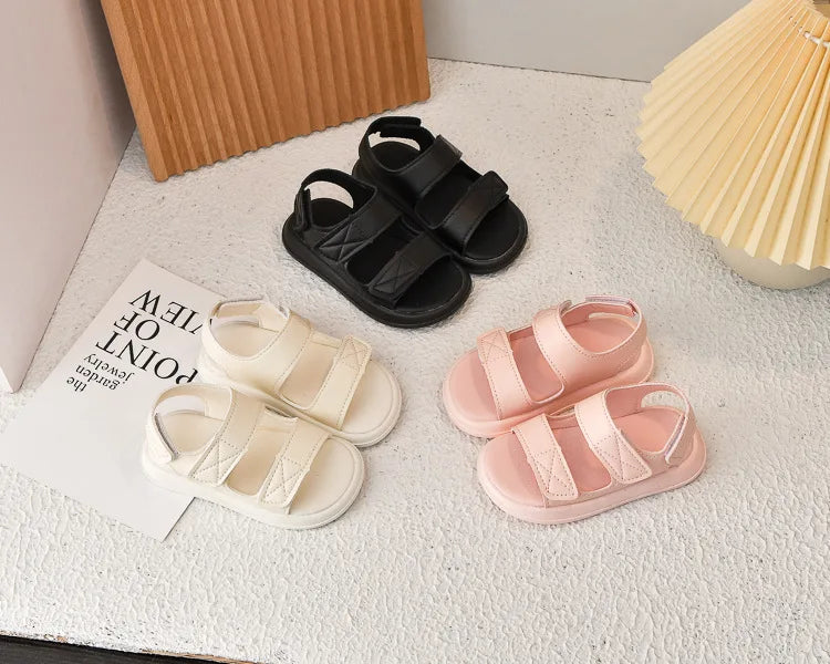 Kids Beach Shoes Casual Soild Color Boys Girls Sandals .
