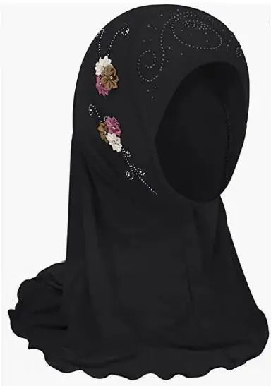 BOHOWAII Kids Girls Muslim Instant Hijab Ready To Wear.