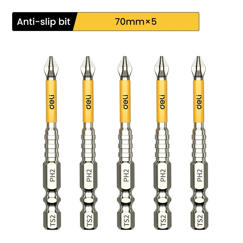 Non-slip PH2 Magnetic Batch Head Cross Screwdriver Hardness Drill Bit .