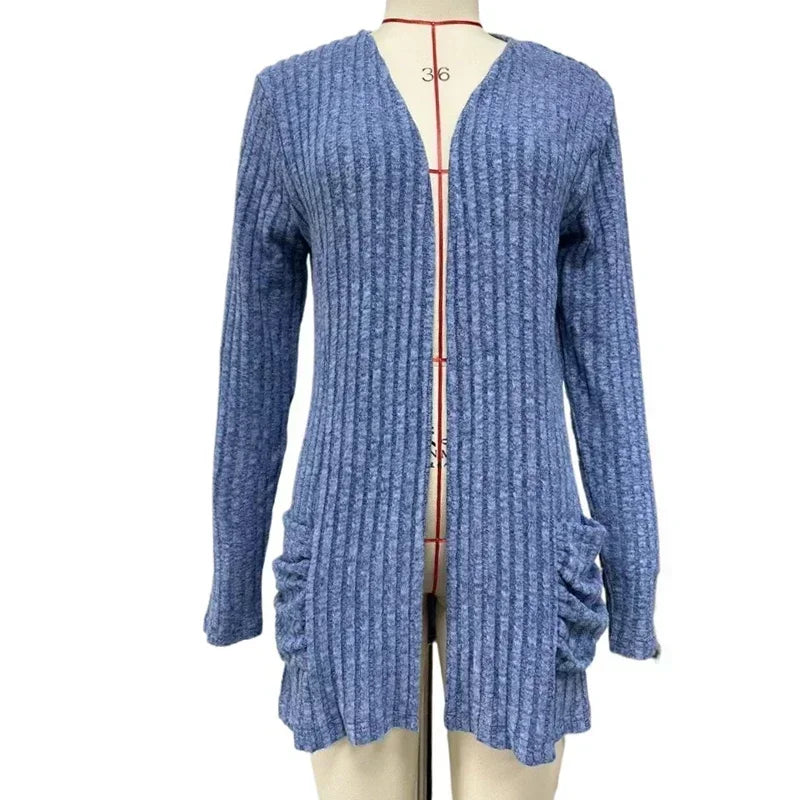 Harajuku Women Basic Jacket Cardigans Autumn Casual .