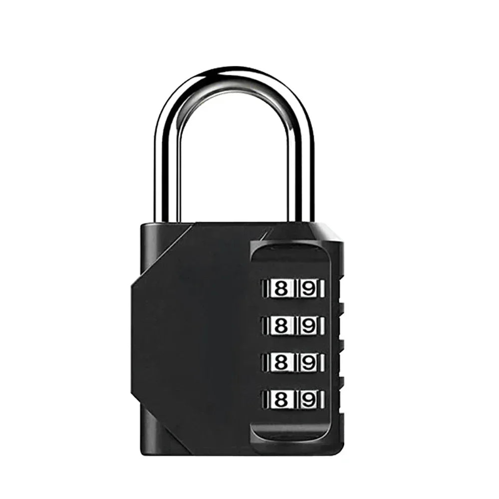 2pcs Combination Lock Resettable 4 Digit Padlock Combination Waterproof.