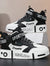 Kids Fashion Sports Shoes Boys High Top Board Shoes.