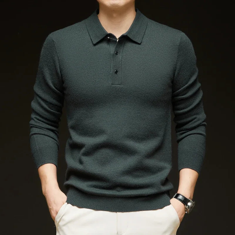 7 Colors Business Men's Sweater Knitwear Autumn Winter Casual.