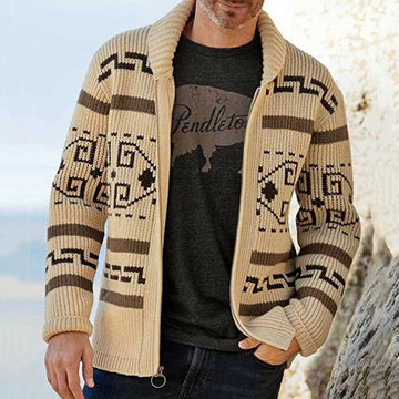Winter Men's Cardigan Sweaters Fashion Male Knitted Sweater .