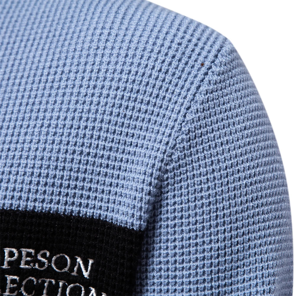 AIOPESON Fashion Stripe Youth Sweater for Men Casual.