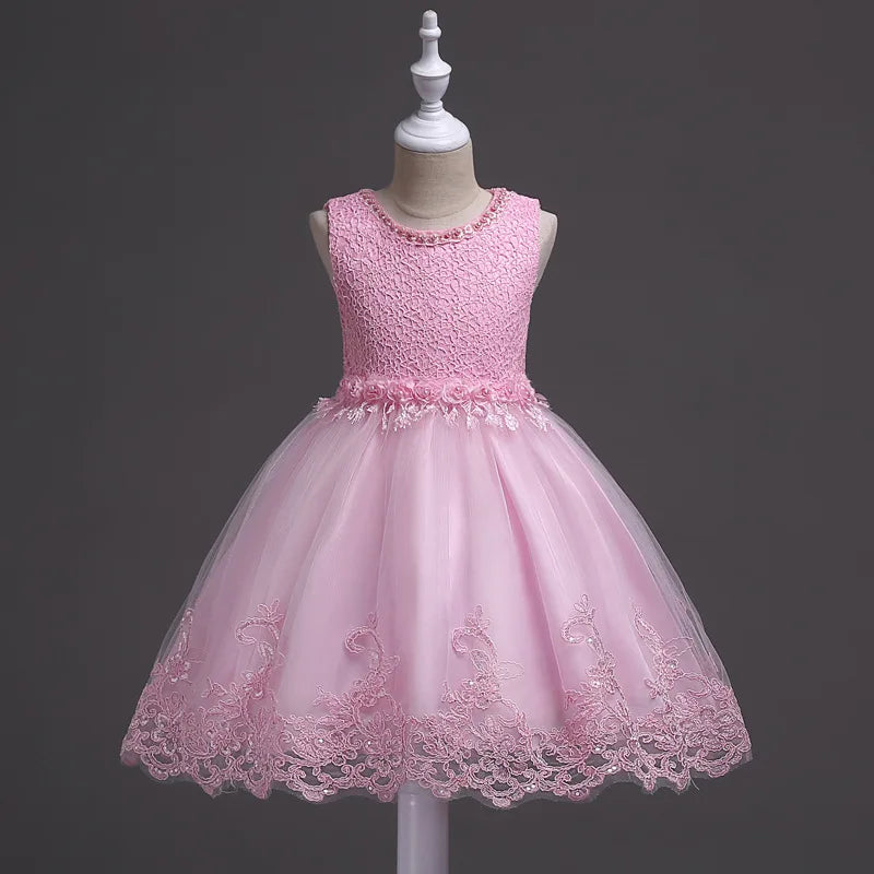 Newborn Elegant Bridesmaid Baby Girl Dresses .