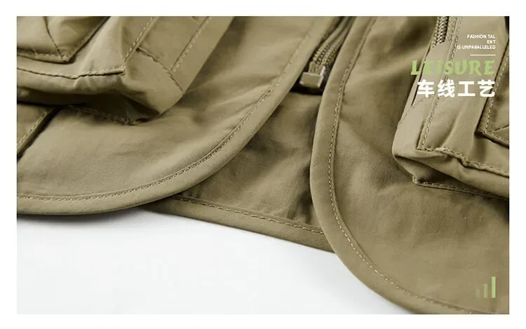 14 Pockets Summer New Men US Tactical Hiking Fishing Vest Mens.