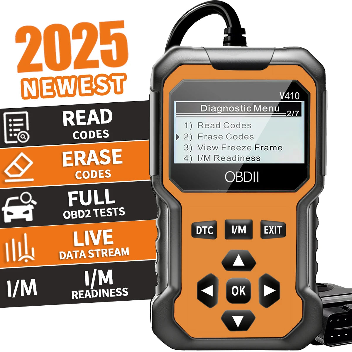 Car Obd2 Scanner Diagnostic Tool Code Reader Engine Fault Code Reader Scanse .